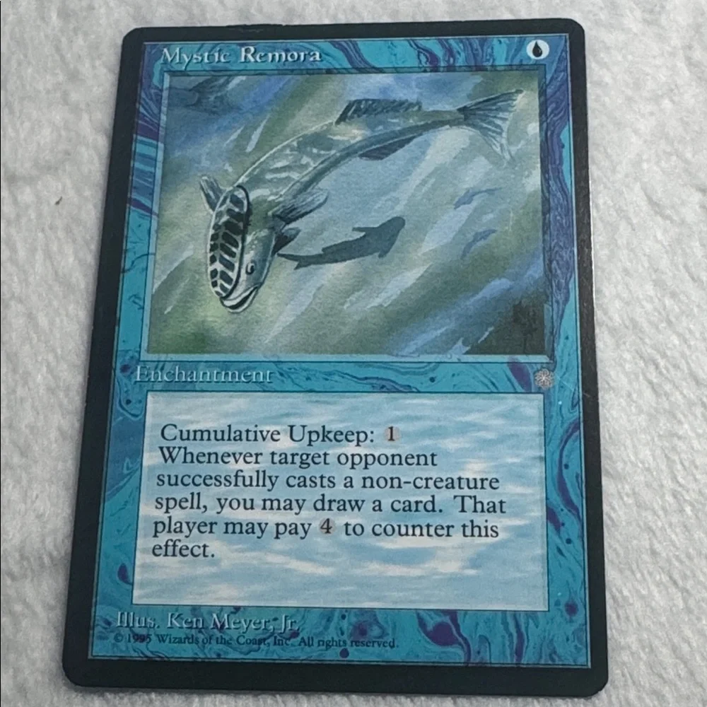 MTG Magic the Gathering Mystic Remora x2 - Picture 7 of 14